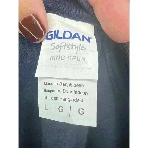 Happy Hanukkah Menorah Unisex T-Shirt Black Size L - Picture 3 of 7